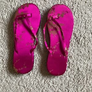 Hot Pink Flip Flops
